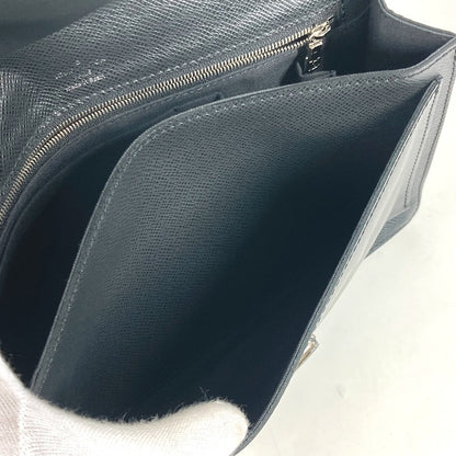 LOUIS VUITTON business bag M32592 Taiga Leather black Taiga Belair