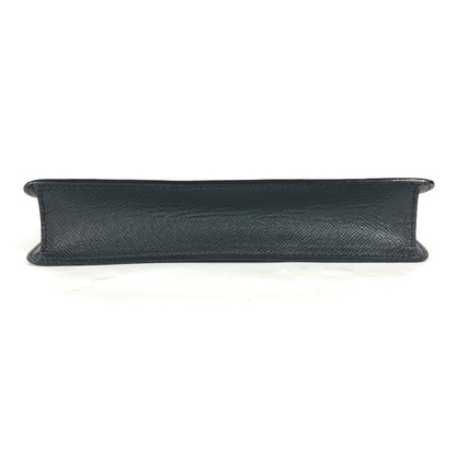 LOUIS VUITTON business bag M32592 Taiga Leather black Taiga Belair