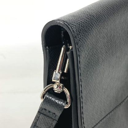LOUIS VUITTON business bag M32592 Taiga Leather black Taiga Belair
