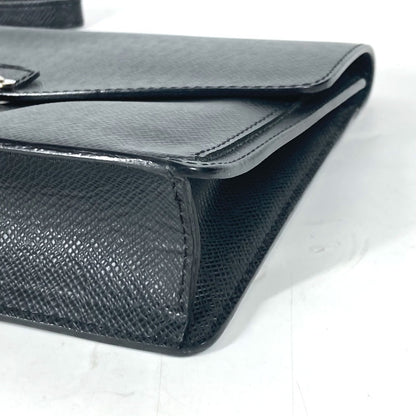 LOUIS VUITTON business bag M32592 Taiga Leather black Taiga Belair