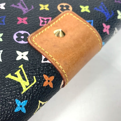 LOUIS VUITTON Long Wallet Purse M60278 Monogram multicolor canvas black Monogram multicolor Portefeuille Sarah Nu