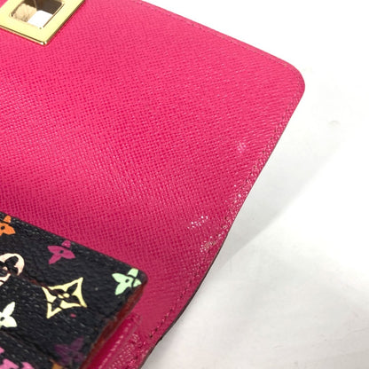 LOUIS VUITTON Long Wallet Purse M60278 Monogram multicolor canvas black Monogram multicolor Portefeuille Sarah Nu