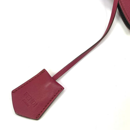 FENDI Tote Bag 8BH262 leather purple By color All-in-one shopping tote