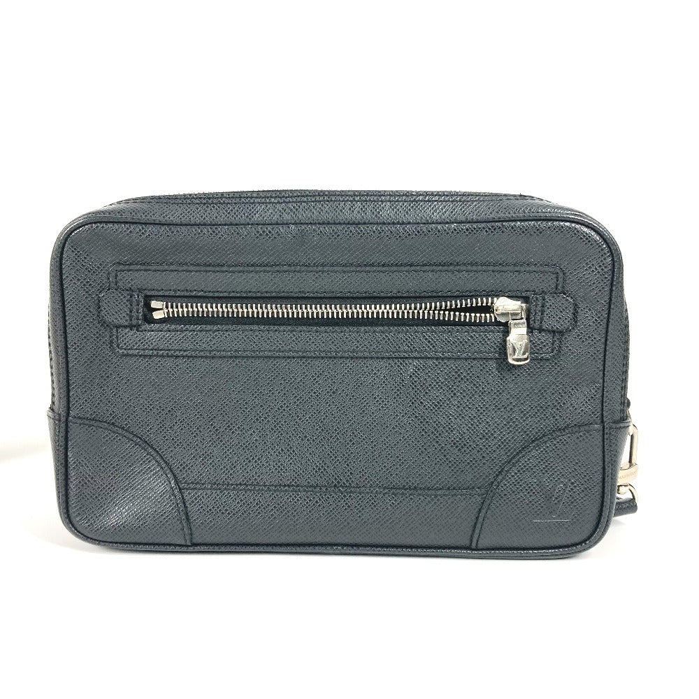 LOUIS VUITTON business bag M31142 Taiga Leather black Taiga Pavel