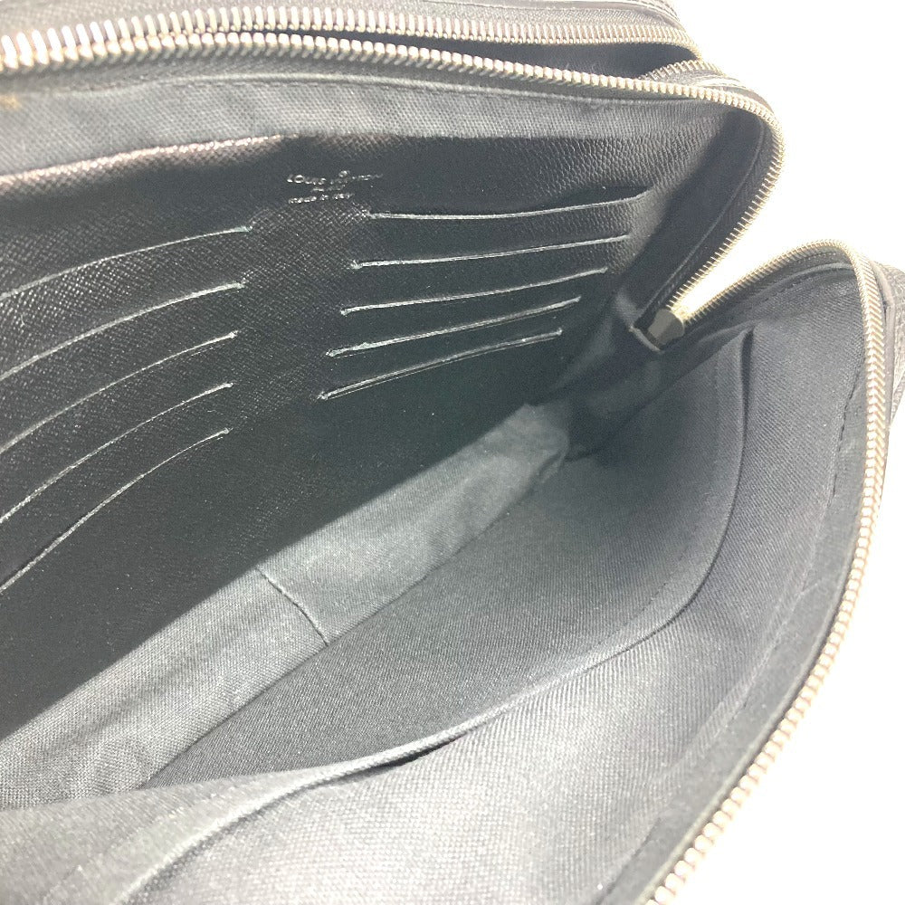 LOUIS VUITTON business bag M31142 Taiga Leather black Taiga Pavel