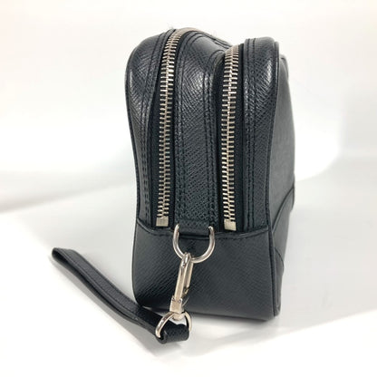 LOUIS VUITTON business bag M31142 Taiga Leather black Taiga Pavel