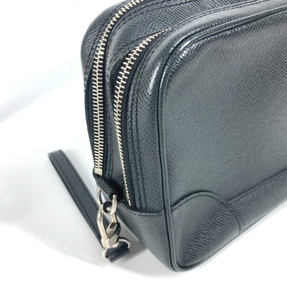 LOUIS VUITTON business bag M31142 Taiga Leather black Taiga Pavel