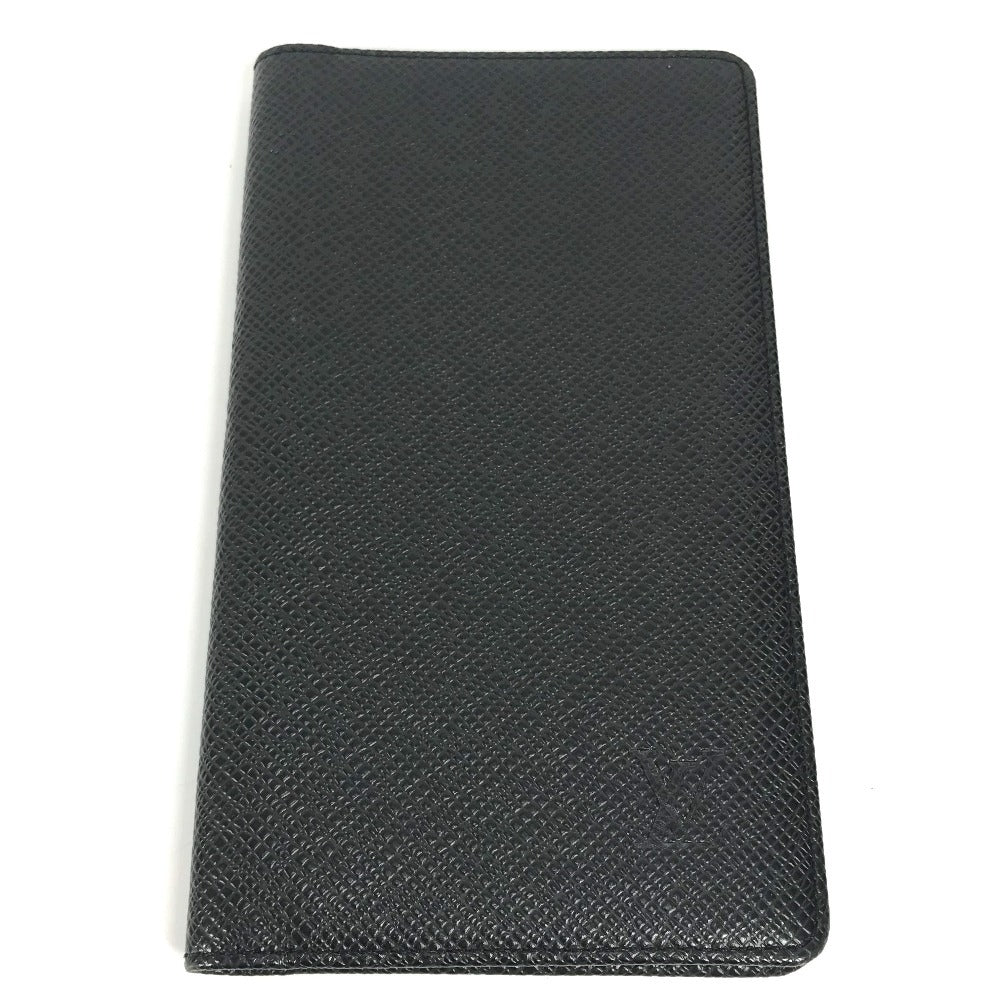 LOUIS VUITTON Notebook cover R20425 Taiga Leather black Taiga Agenda posh