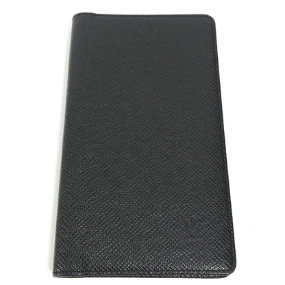LOUIS VUITTON Notebook cover R20425 Taiga Leather black Taiga Agenda posh