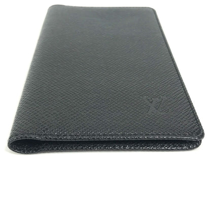 LOUIS VUITTON Notebook cover R20425 Taiga Leather black Taiga Agenda posh
