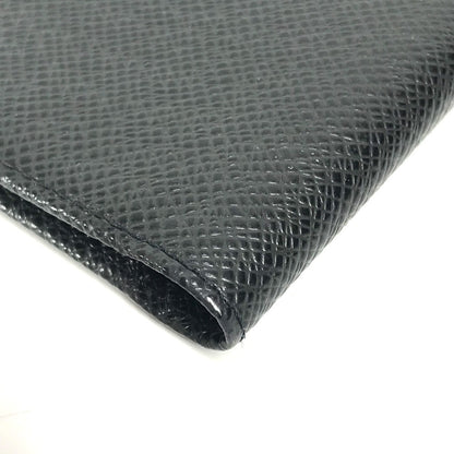LOUIS VUITTON Notebook cover R20425 Taiga Leather black Taiga Agenda posh