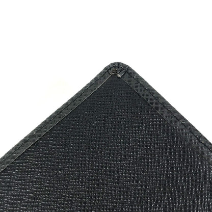 LOUIS VUITTON Notebook cover R20425 Taiga Leather black Taiga Agenda posh