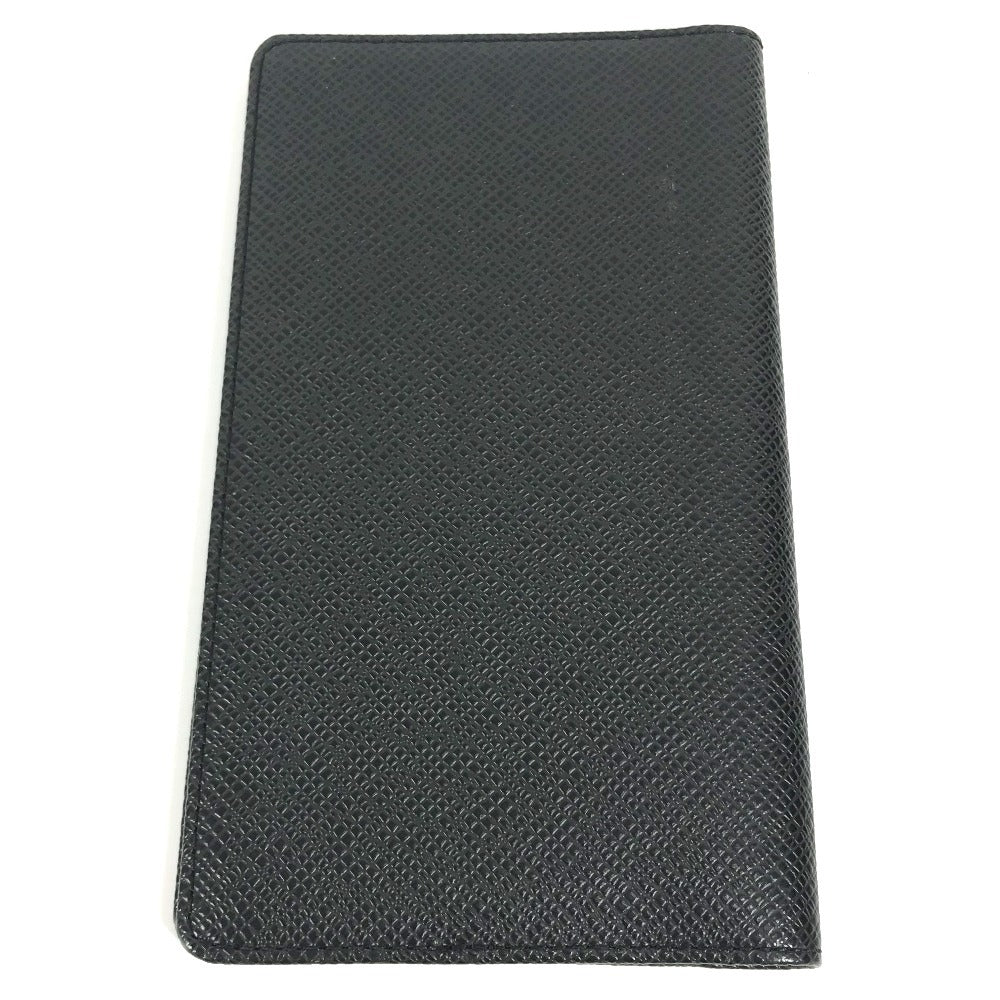 LOUIS VUITTON Notebook cover R20425 Taiga Leather black Taiga Agenda posh