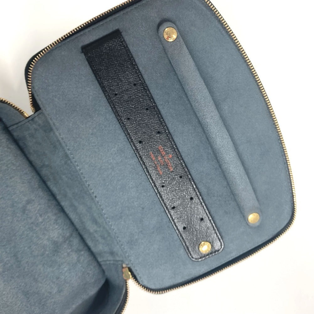 LOUIS VUITTON Pouch M48362 Epi Leather black Epi posh monte carlo