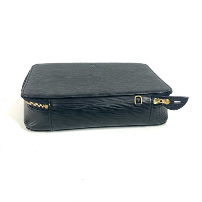 LOUIS VUITTON Pouch M48362 Epi Leather black Epi posh monte carlo