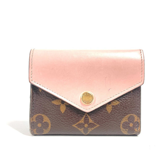 LOUIS VUITTON Trifold wallet M62933 Monogram canvas pink Monogram Portefeuille Zoe