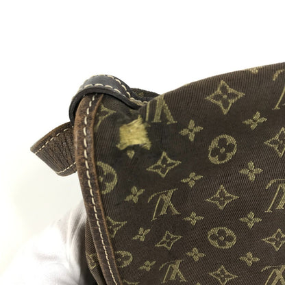 LOUIS VUITTON Shoulder Bag M95227 Monogram Mini-LinCanvas Brown Monogram mini run Saumur 30