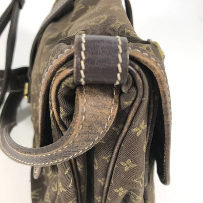 LOUIS VUITTON Shoulder Bag M95227 Monogram Mini-LinCanvas Brown Monogram mini run Saumur 30