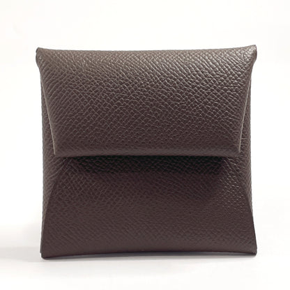 HERMES Coin case Epsom Dark brown Bastia