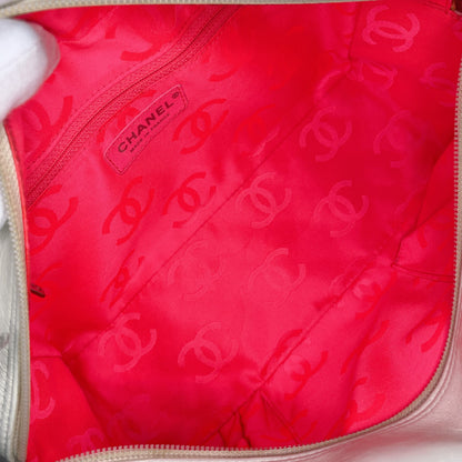 CHANEL Shoulder Bag A25171 lambskin white Cambon line Bowling bag
