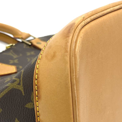 LOUIS VUITTON Handbag M51130 Monogram canvas Brown Monogram Alma Women Used Authentic