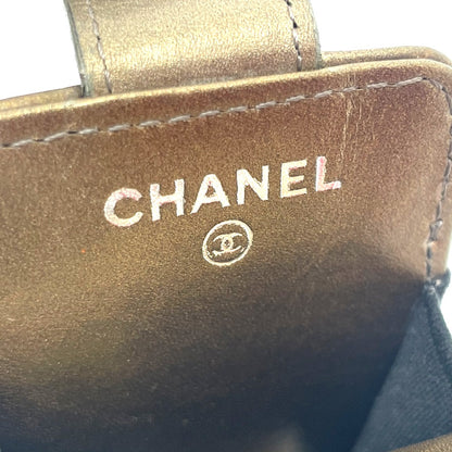 CHANEL Shoulder Bag A32475 leather Gold x Silver Metal 06A Matelasse Paris New York