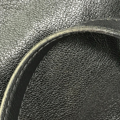 GUCCI Handbag 121551 leather black Interlocking G blondie studs