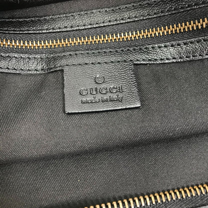 GUCCI Handbag 121551 leather black Interlocking G blondie studs