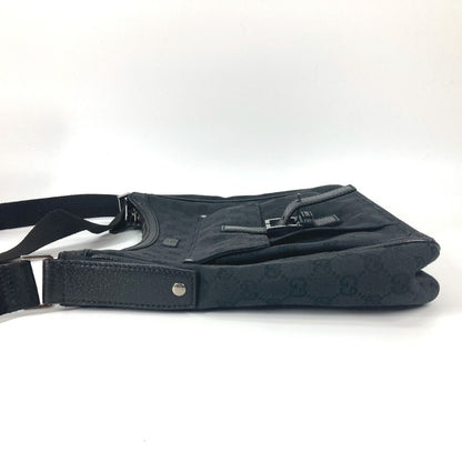 GUCCI Shoulder Bag 114272 GG canvas black GG