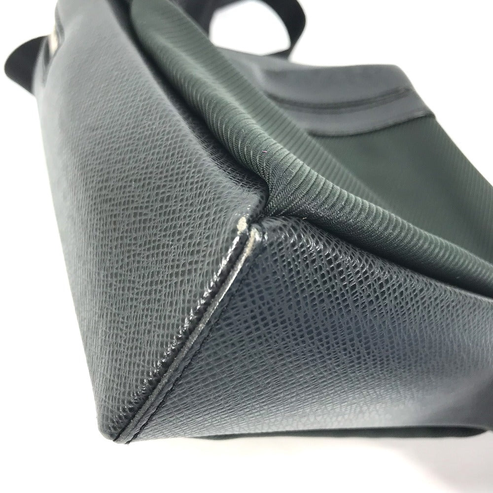 LOUIS VUITTON Shoulder Bag M30902 Taiga Leather, Nylon Canvas khaki Taiga Sayan