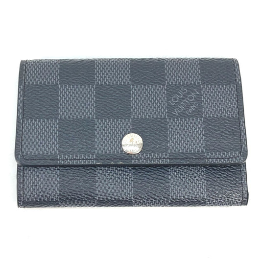 LOUIS VUITTON Key case Key holder N62662 Damier Grafitto Canvas black Damier Grafitte Multicles 6
