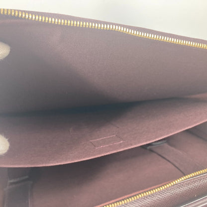 LOUIS VUITTON Handbag M30836 Taiga Leather wine-red Taiga Porto Ordina Tour Odessa