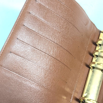 LOUIS VUITTON Notebook cover R20105 Monogram canvas Brown Monogram Agenda MM