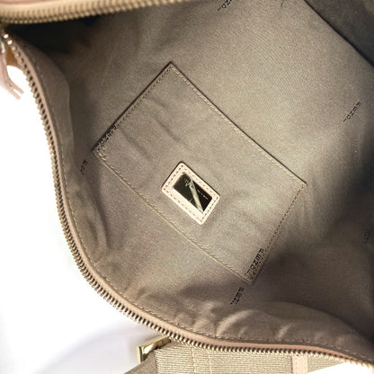 FENDI Shoulder Bag Leather / canvas multicolor Zucca logo