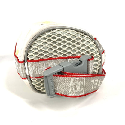 CHANEL Shoulder Bag Nylon white Sports logo mini