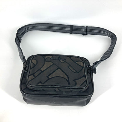 BURBERRY Shoulder Bag 8043708 Nylon canvas Gray type TB logo