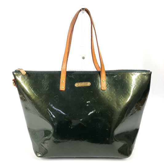 LOUIS VUITTON Shoulder Bag M93673 Monogram Vernis Canvas green Monogram Vernis Bellevue GM