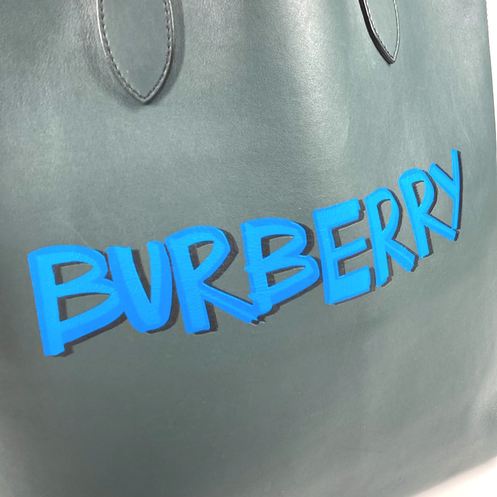 BURBERRY Shoulder Bag 4077155 leather khaki logo