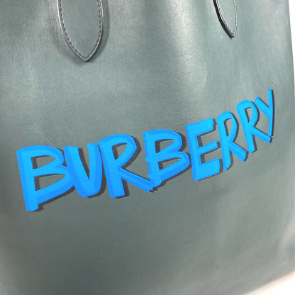 BURBERRY Shoulder Bag 4077155 leather khaki logo