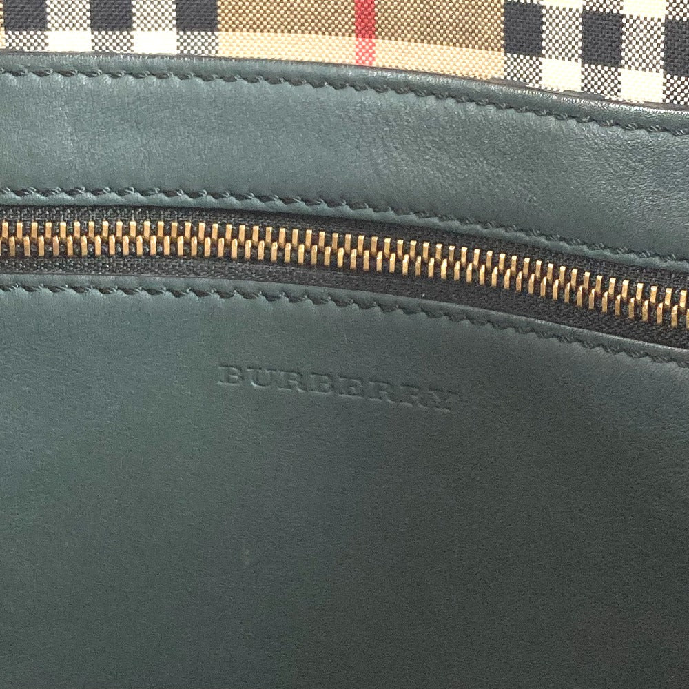 BURBERRY Shoulder Bag 4077155 leather khaki logo