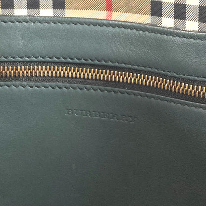 BURBERRY Shoulder Bag 4077155 leather khaki logo