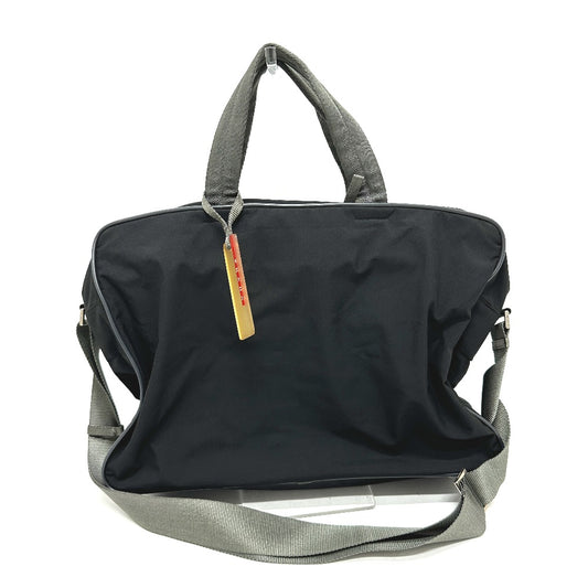 PRADA Boston Duffel bag 4V0369 Nylon black Sports logo