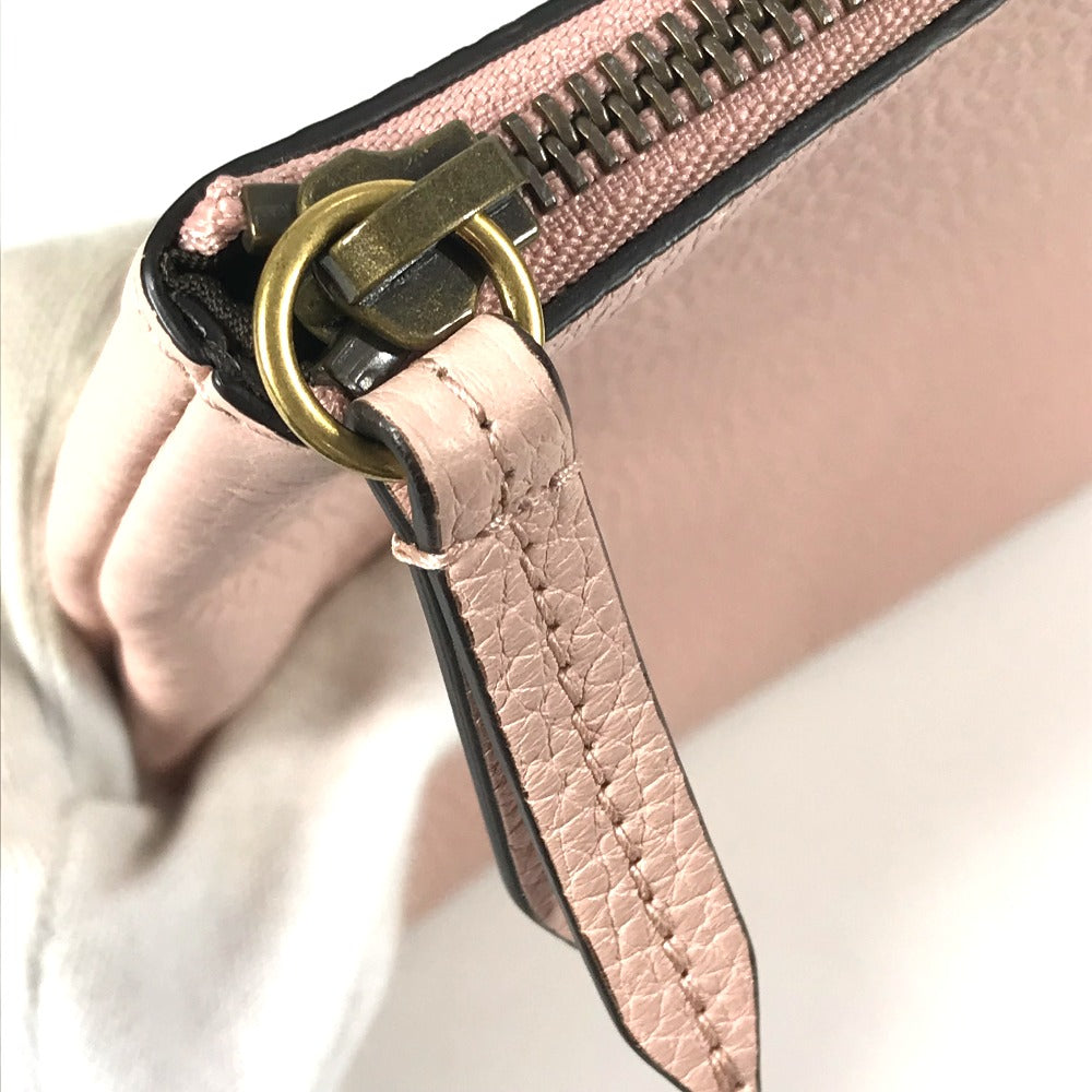 GUCCI Clutch bag 460187 leather pink logo