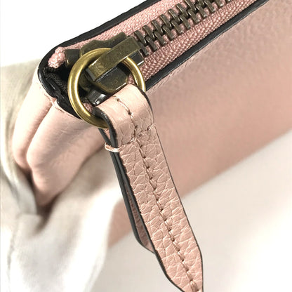 GUCCI Clutch bag 460187 leather pink logo