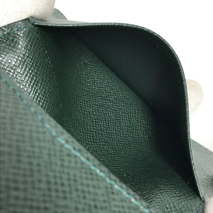 LOUIS VUITTON Card Case M3092P Taiga Leather green Taiga Anneveld Cult de Visit