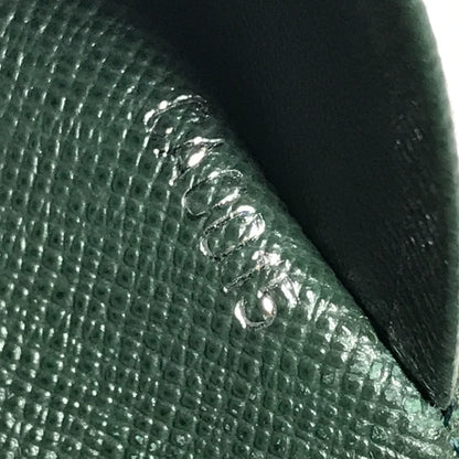 LOUIS VUITTON Card Case M3092P Taiga Leather green Taiga Anneveld Cult de Visit