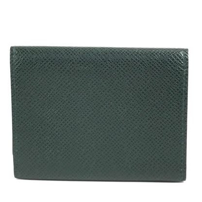 LOUIS VUITTON Card Case M3092P Taiga Leather green Taiga Anneveld Cult de Visit