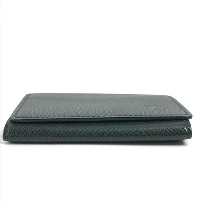 LOUIS VUITTON Card Case M3092P Taiga Leather green Taiga Anneveld Cult de Visit