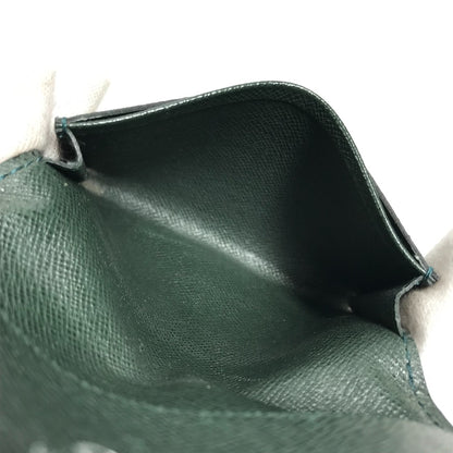 LOUIS VUITTON Card Case M3092P Taiga Leather green Taiga Anneveld Cult de Visit