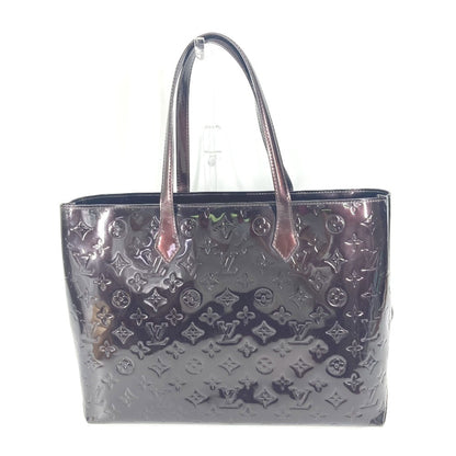 LOUIS VUITTON Shoulder Bag M91645 Monogram Vernis purple Monogram Vernis Wilscher MM